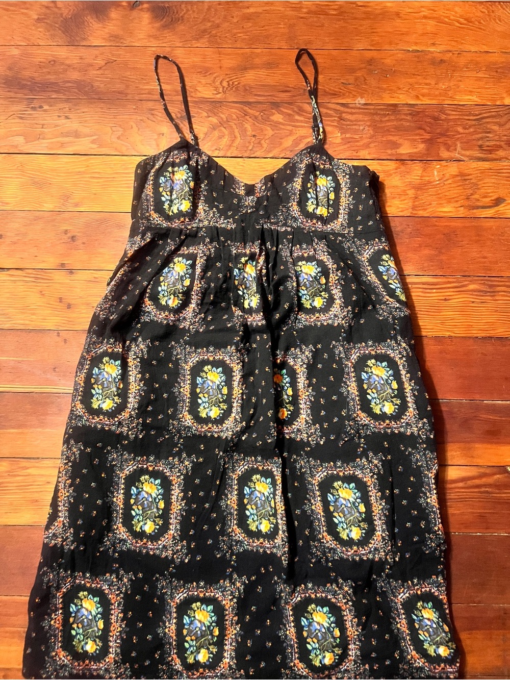 Madewell Floral Spaghetti Strap Sundress (cotton)